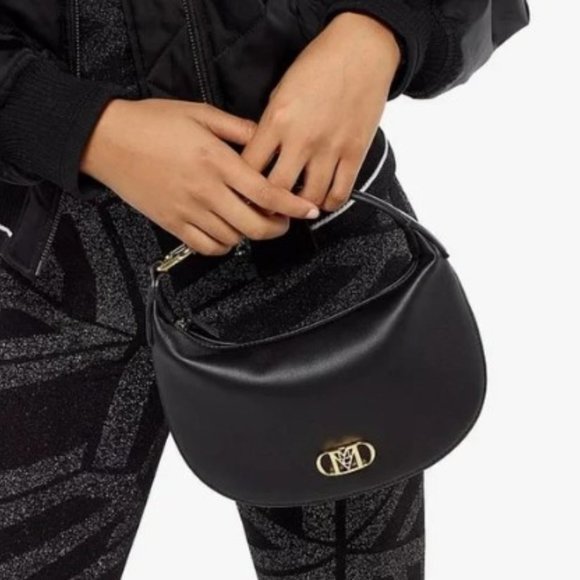 MCM Mode Travia Crescent Hobo Nappa Leather NEW BLACK, sold out everywhere - Picture 5 of 7